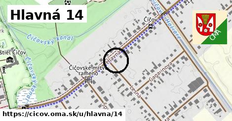Hlavná 14, Číčov