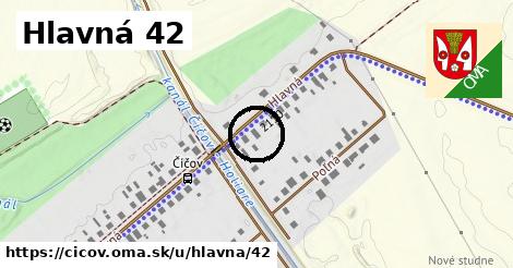 Hlavná 42, Číčov