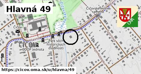 Hlavná 49, Číčov