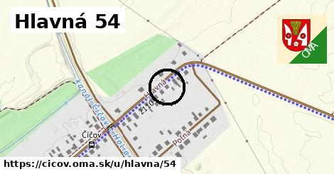 Hlavná 54, Číčov