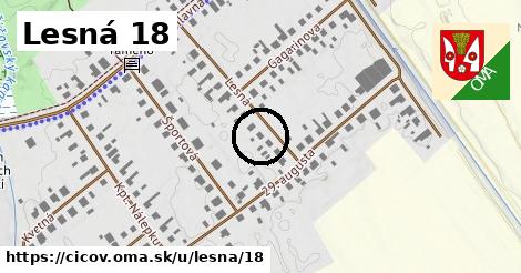 Lesná 18, Číčov