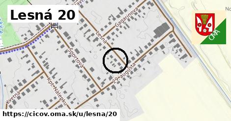 Lesná 20, Číčov