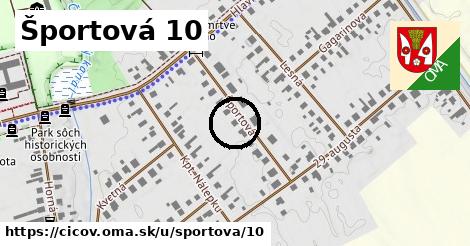 Športová 10, Číčov
