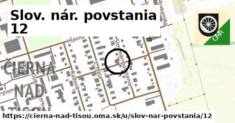 Slov. nár. povstania 12, Čierna nad Tisou