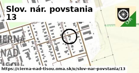 Slov. nár. povstania 13, Čierna nad Tisou