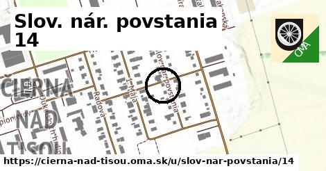 Slov. nár. povstania 14, Čierna nad Tisou