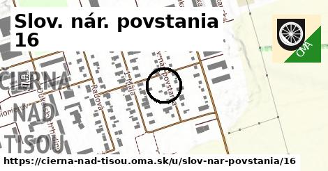 Slov. nár. povstania 16, Čierna nad Tisou