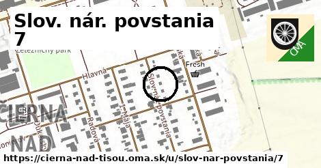 Slov. nár. povstania 7, Čierna nad Tisou