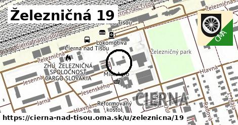 Železničná 19, Čierna nad Tisou