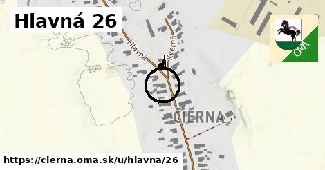 Hlavná 26, Čierna