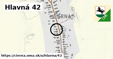 Hlavná 42, Čierna