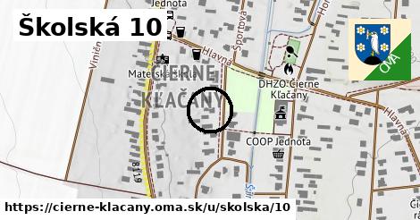 Školská 10, Čierne Kľačany