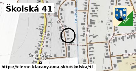 Školská 41, Čierne Kľačany