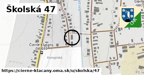 Školská 47, Čierne Kľačany