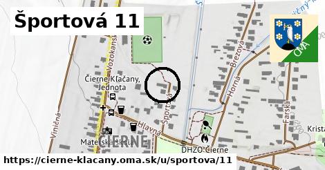 Športová 11, Čierne Kľačany