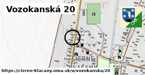 Vozokanská 20, Čierne Kľačany