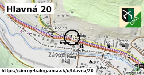 Hlavná 20, Čierny Balog