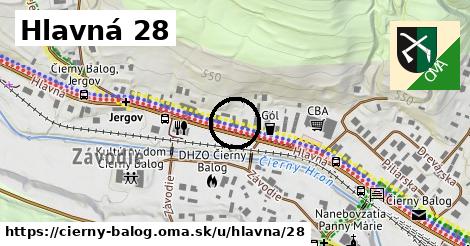 Hlavná 28, Čierny Balog