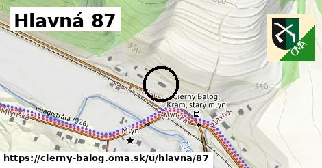 Hlavná 87, Čierny Balog