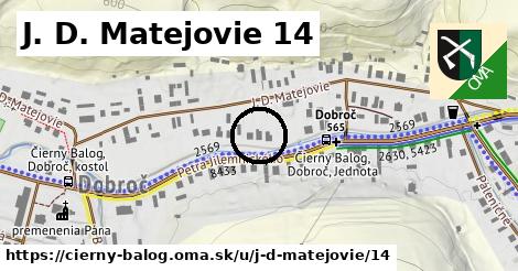 J. D. Matejovie 14, Čierny Balog