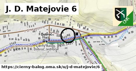 J. D. Matejovie 6, Čierny Balog