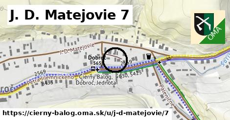 J. D. Matejovie 7, Čierny Balog
