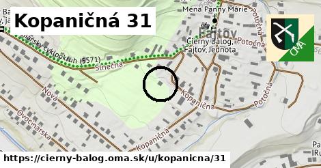 Kopaničná 31, Čierny Balog