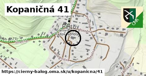 Kopaničná 41, Čierny Balog