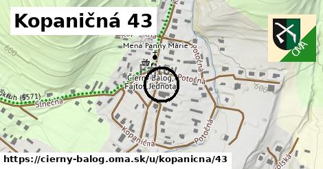 Kopaničná 43, Čierny Balog