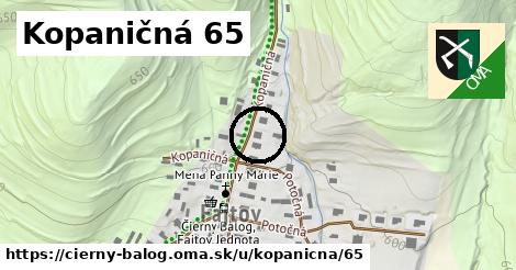 Kopaničná 65, Čierny Balog