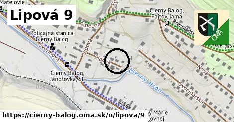 Lipová 9, Čierny Balog