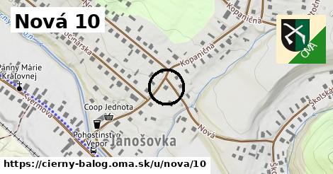 Nová 10, Čierny Balog