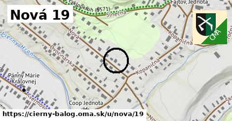 Nová 19, Čierny Balog