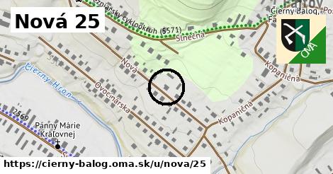 Nová 25, Čierny Balog