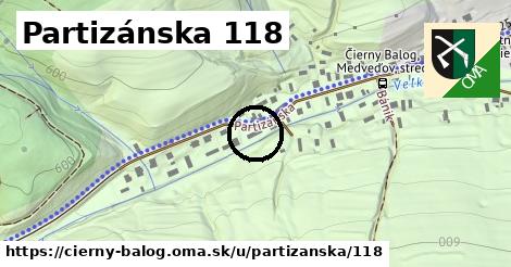 Partizánska 118, Čierny Balog