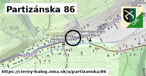 Partizánska 86, Čierny Balog