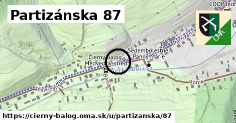 Partizánska 87, Čierny Balog