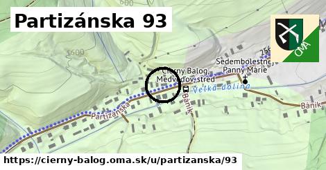 Partizánska 93, Čierny Balog