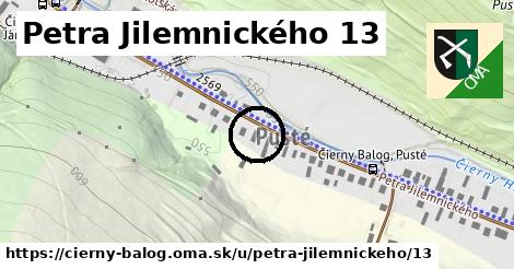 Petra Jilemnického 13, Čierny Balog