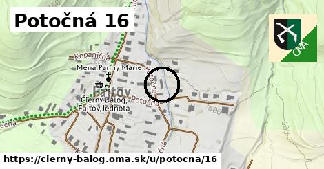 Potočná 16, Čierny Balog