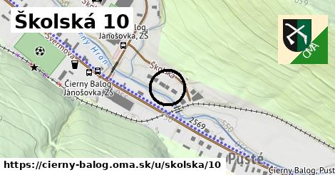 Školská 10, Čierny Balog