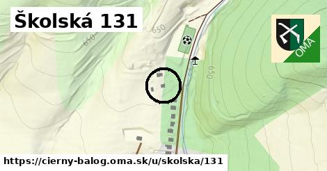 Školská 131, Čierny Balog