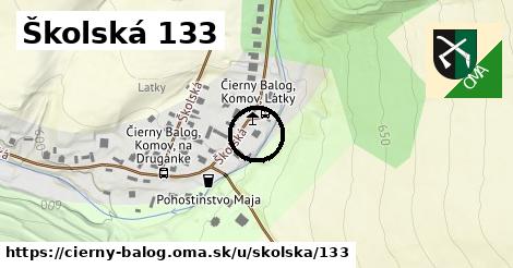 Školská 133, Čierny Balog