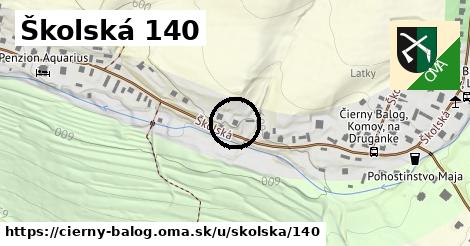 Školská 140, Čierny Balog