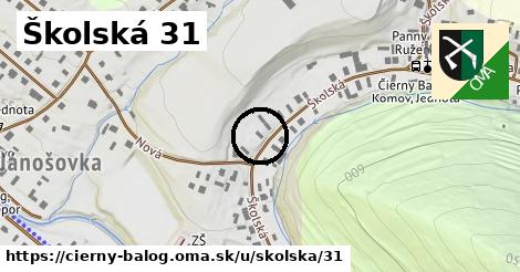 Školská 31, Čierny Balog