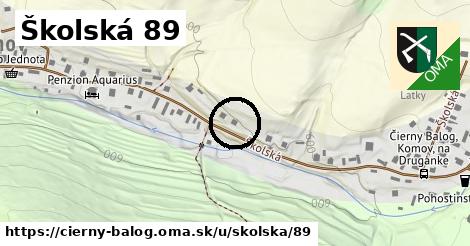 Školská 89, Čierny Balog