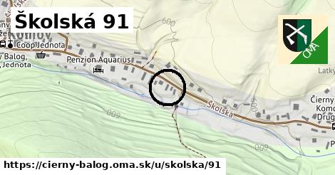 Školská 91, Čierny Balog