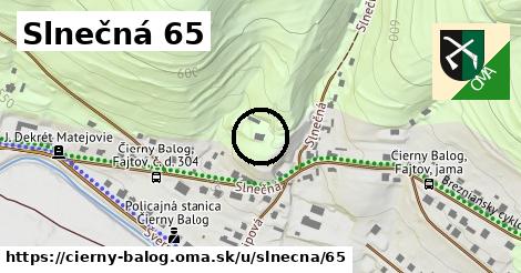 Slnečná 65, Čierny Balog