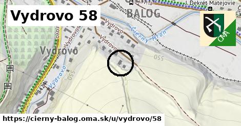 Vydrovo 58, Čierny Balog