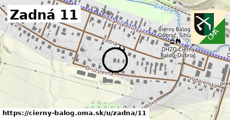 Zadná 11, Čierny Balog